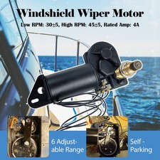 12v 34010 Marine Wiper Motor 2.5 Shaft 110deg Sweep Adjustable 12v 34010 Marine Wiper Motor 2.5 Shaft 110deg Sweep Adjustable