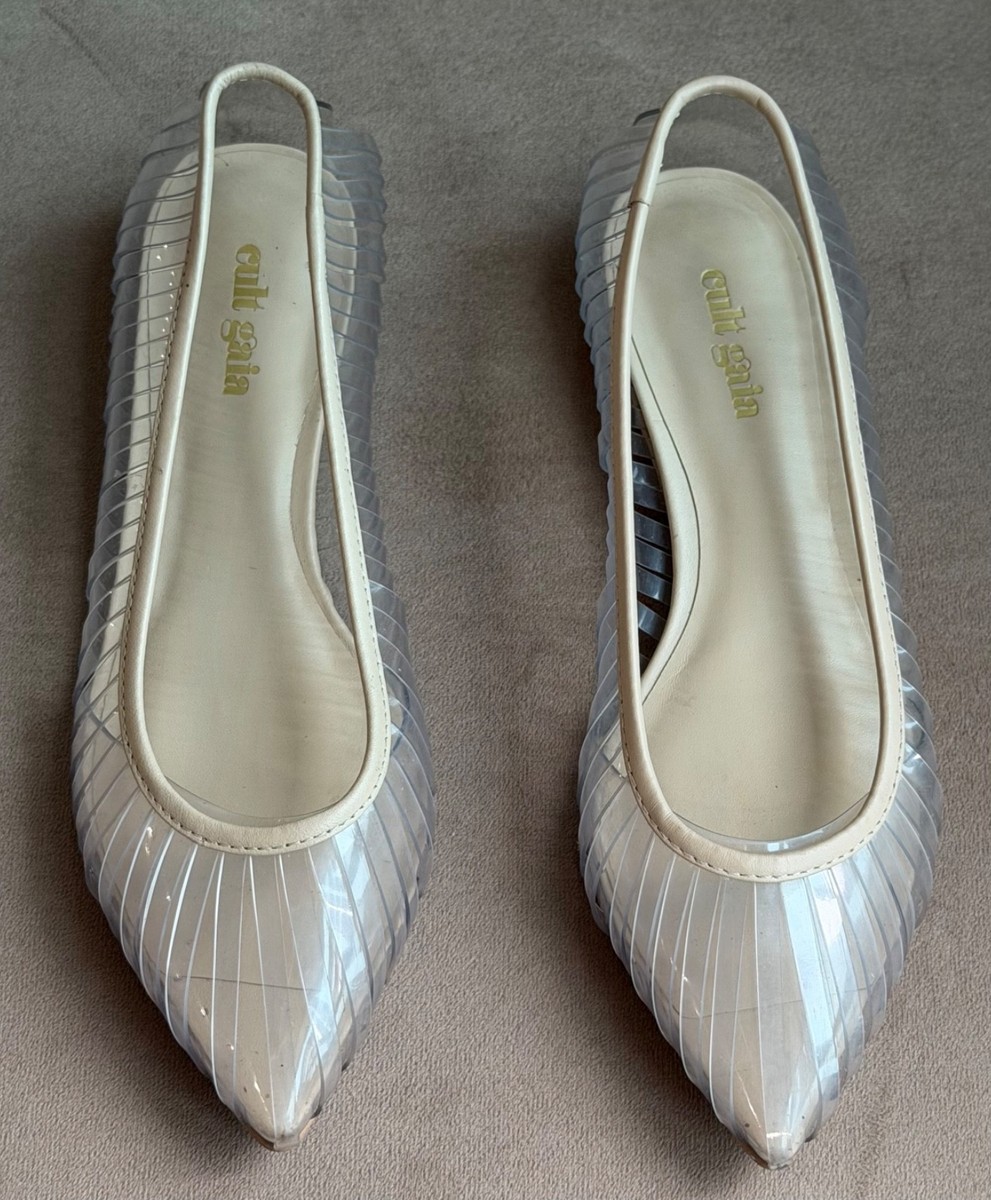 CULT GAIA Clear Cutouts Leena ballet flats Women shoes size 35 | eBay