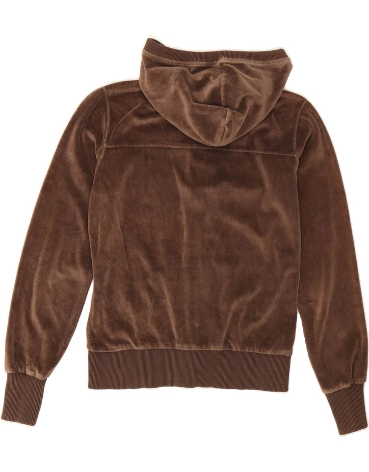 CHAMPION Womens Hooded Full Tracksuit UK 10 Small Brown AG09 - Image 3 of 4