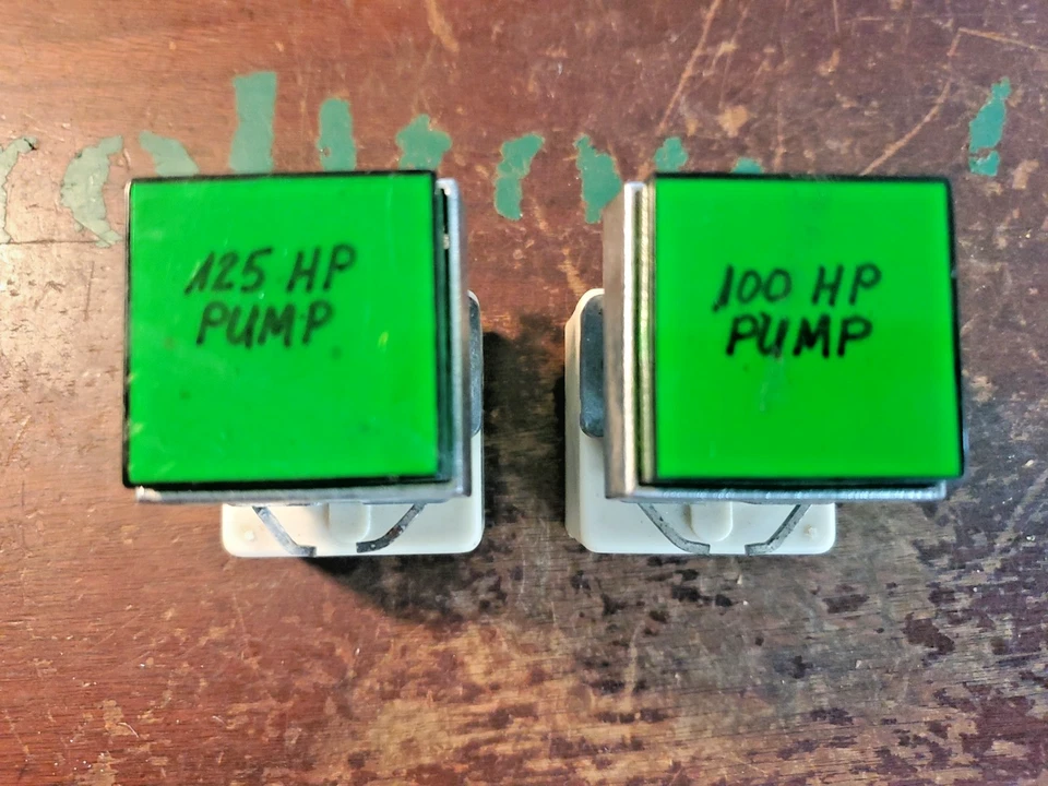 (2) Square D 9001KM1 Pushbutton Light Module 110/120V Green Cap Ser G (TA42MS) - Image 3 of 4