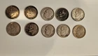 Pre 1964 90% Silver Roosevelt Dimes – Silver Coin Lot (10)-AVERAGE CIRCULATED