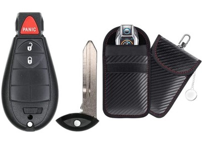 Repl. Key Fob RAM 1500 2500 3500 2015 FCC GQ4-53T GQ453T Keyless Entry w/Case