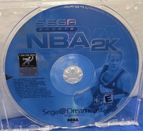 NBA 2K for Sega Dreamcast (Authentic Disc & Manual No Back Art SKU-528