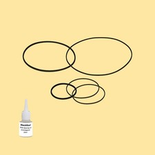 Cinghia Olio = Kit 5 per Panasonic SA-AK 45 Compact System