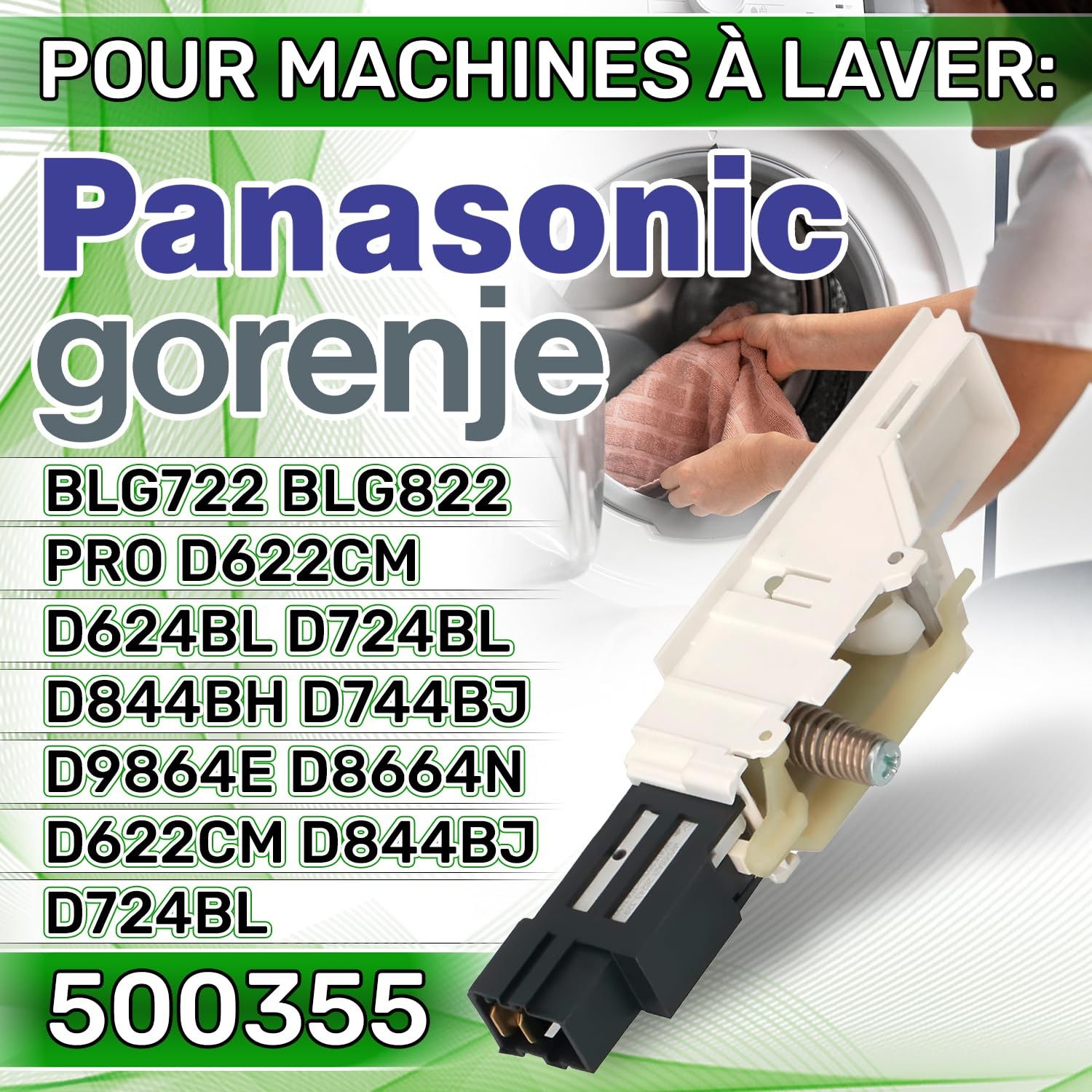 Verrou de sécurité ZV-005 pour sèche-linge - Conception durable code 500355 - 2
