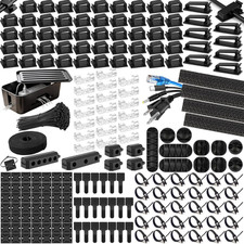 353 PCS Cable Management Kit Cable Management Box for Desk Organizer Desk Orga