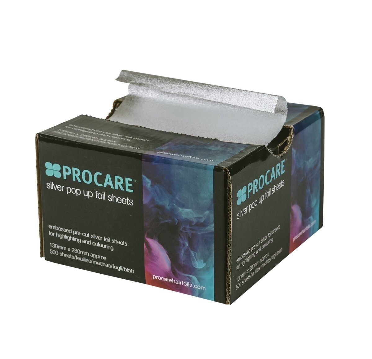 Procare Pop Up Foil Sheets (500) Silver