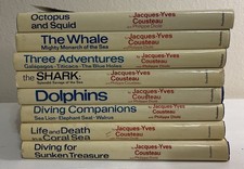 The Undersea Discoveries Of Jacques Cousteau - Complete Set of 8 Hardcover Books