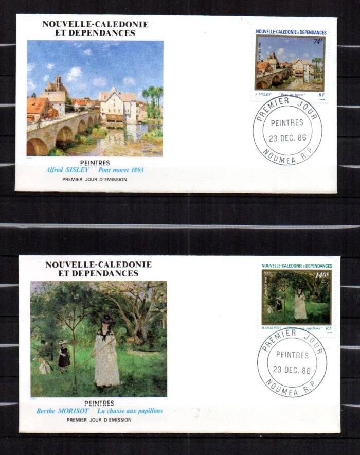 Lot De 9 Enveloppes 1er Jour Nouvelle-Calédonie - Années 1986-1987 - Philatélie