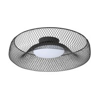 Led Deckenleuchte Metall Stahl Schwarz Osram 3000 K Flur Ø30 Cm Deckenlampe BüRo