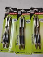 3 Pk Of Zebra G-301 Retractable Gel Ink Pens, Black, 0.7mm 2