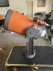 Vintage Celestron 8 Telescope Orange Tube With Original Tripod & Carrying Case