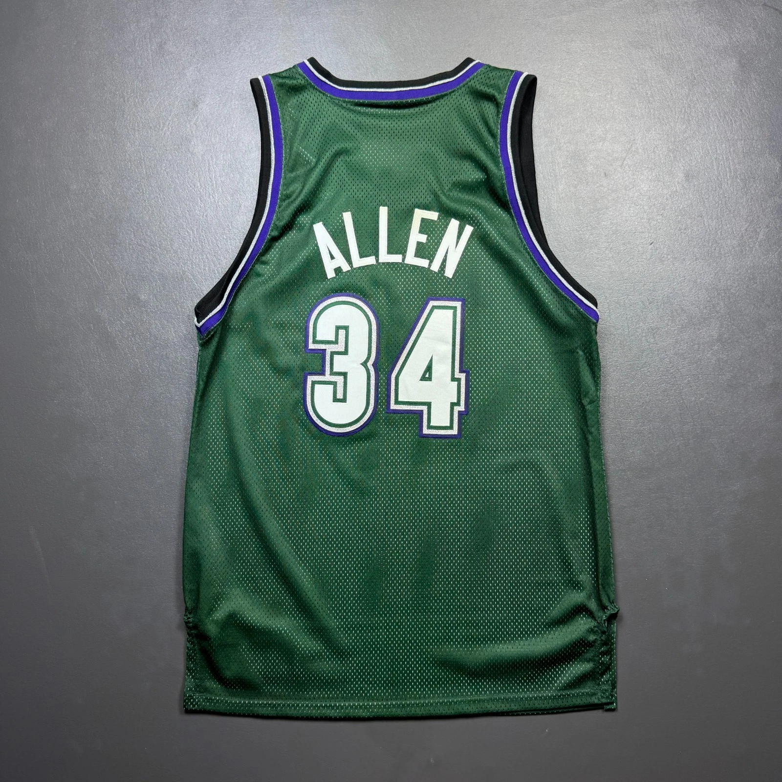 100% Authentic Ray Allen Vintage Starter 97 98 Milwaukee Bucks Pro Cut Jersey 44 - product detail image 5