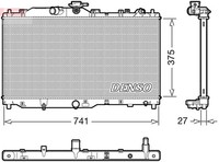 Denso MotorküHler WasserküHler DRM44050 FüR Mazda Cx Dk Skyactiv DK2WS DK5FW Awd