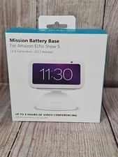 Mission Amazon Battery Base for Echo Show 5 (3rd Generation,  2023 Release) READ