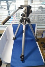 Manfrotto Bogen Professional Video Tripod 3001 Legs with 3126 Head Italy