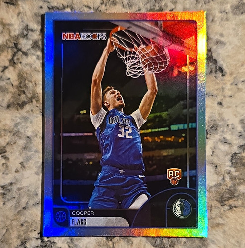 Topps 2025-26 NBA Hoops Cooper Flagg Rookie #35 Dallas Mavericks