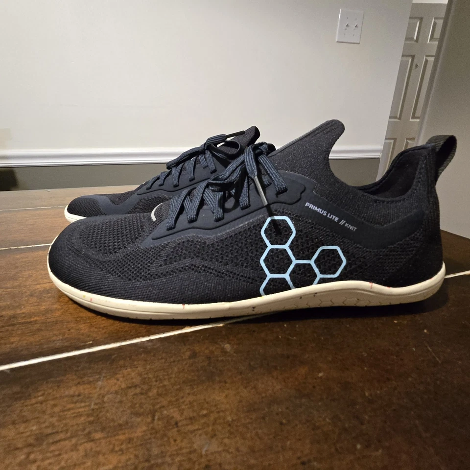 VivoBarefoot Men's 42 US 9 Primus Lite Knit Barefoot Shoes 309304-20 Blue  NEW - Image 2 of 4