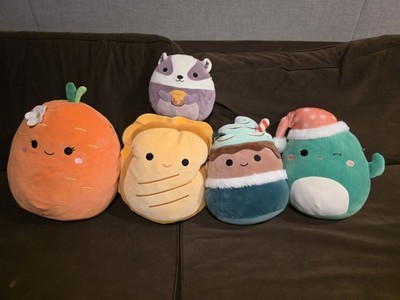 Authentic Lot of Squishmallows with Different Sizes and Styles