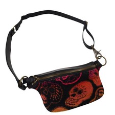 Vintage Pendleton Sugar Skull Wool Cross Body Bag