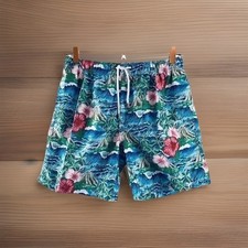 Franks Australia OAHU Tropical Jungle Swim Shorts Trunks Sz L Hawaiian