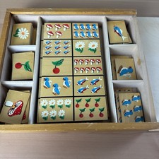J. Blokland HOLLAND Vintage Wood Toy Pre-K Counting Matching Complete Box Set
