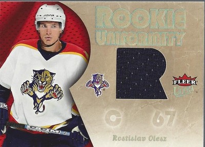 2005-06 Ultra Rookie Uniformity Jerseys #RURO Rostislav Olesz Jersey - HKY