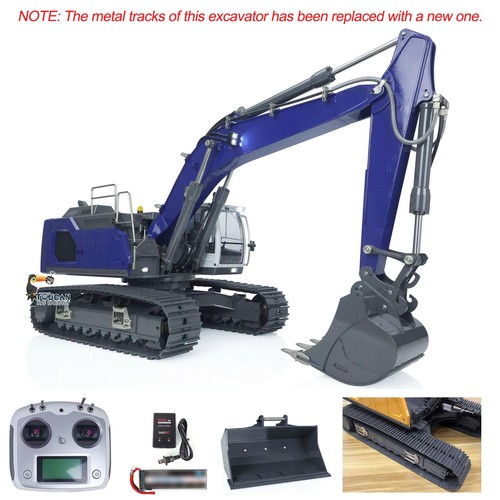 1:14 Hydraulic Assembled Painted RTR RC Metal Excavator Digger 945 W/ Light - Picture 5 of 17