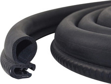 Automotive Door Weather Stripping 20Ft Car Door Rubber Edge Trim Seal Strip Gask
