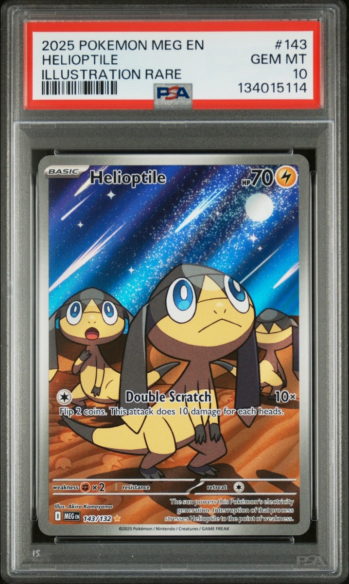 2025 POKEMON MEG EN-MEGA EVOLUTION ILLUSTRATION RARE #143