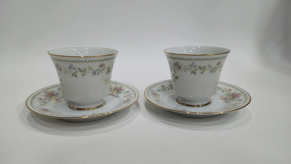 Juegos de platillos para tazas de té Noritake Memory (2 juegos) | #2882 | China fina Foto 2 de 4