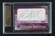 2010 Famous Fabrics Ink Hockey Edition Team Captain 1/1 Pat Stapleton Auto 4f5