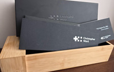 Christopher Ward Bamboo Watch Box and papers for C60 300 Pro (No Warranty Card)