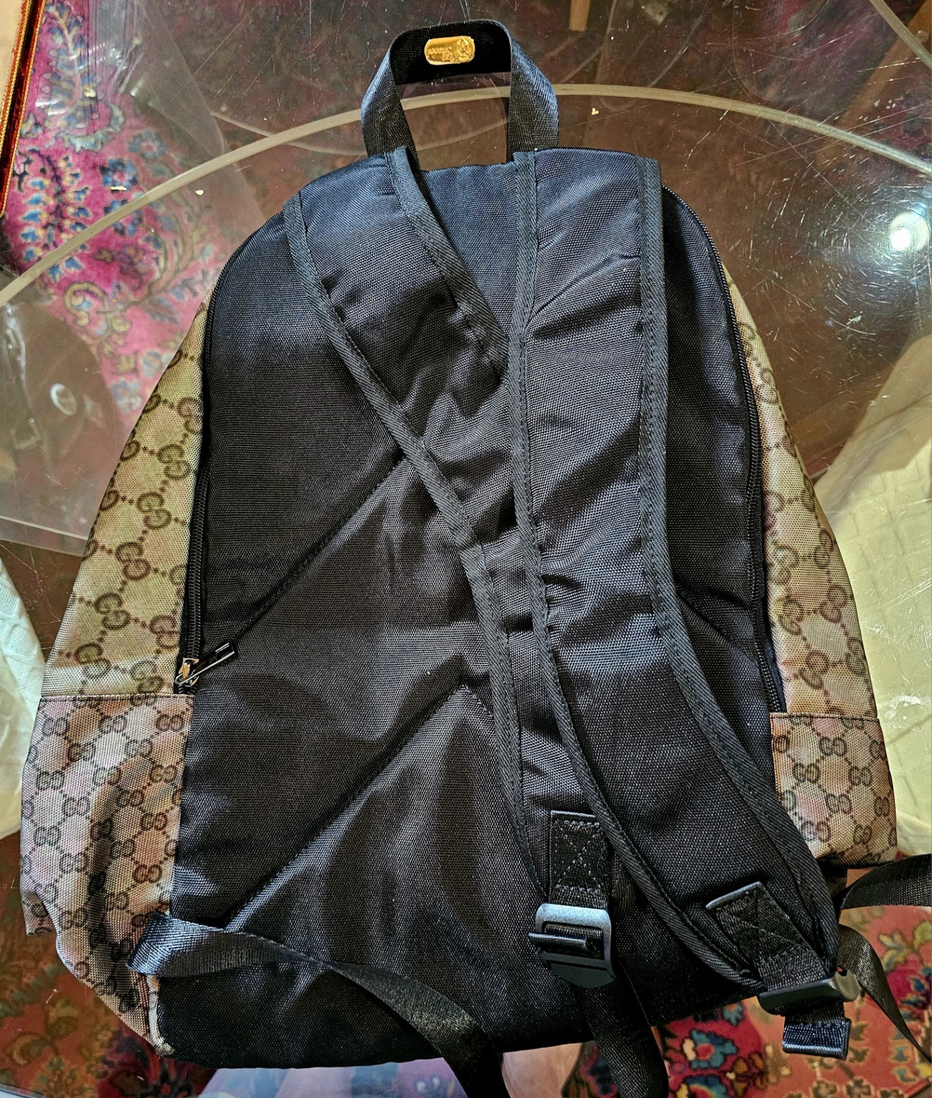 This is a Gucci Looking backpack featuring the si… - image 14