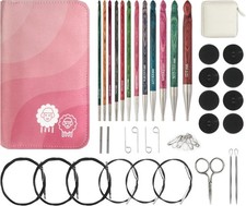 KnitPro Dreamz Grande Afghan/Tunisian Crochet Hook Set