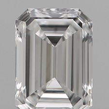 0.18 Ct GIA Certified Natural Diamond 3 x 2 mm Emerald Cut F Color VS1 Grade 1053.06 per carat