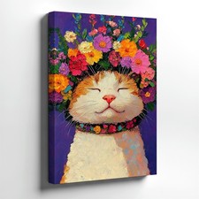 Wall Art Cute Cats in Yarn Balls Nursery Print Whimsical Kitten Poster Decor
