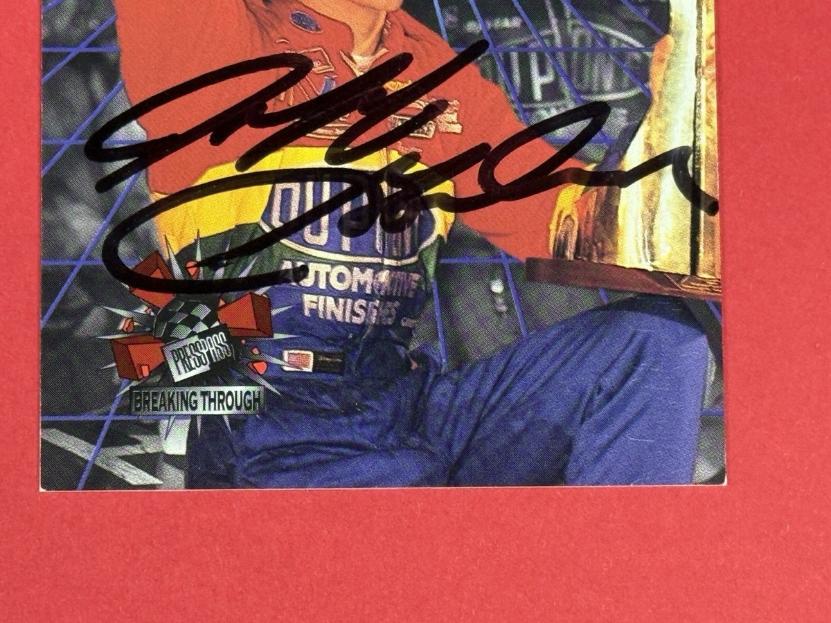 Jeff Gordon Signed 1995 Press Pass 94 Coca-Cola 600 1st Winston