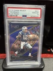 2019 Panini Select - Field Level Tom Brady #201 Blue Prizm /75