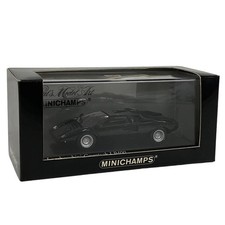 Minichamps 1/43 Lamborghini Countach Lp 400 Nero Black Minicar Used