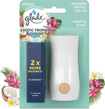 Glade Touch & Fresh Air Freshener Holder and Refill, Touch Activated Odour Elim