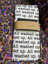 Mud Pie Drying Mat & Sponge Set New