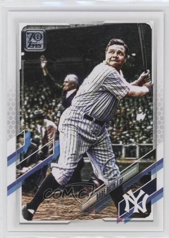 2021 Topps Legend Variation SP Legend Variation Babe Ruth #81 HOF 3a1