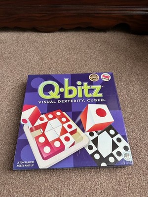 Q-bitz Visual Dexterity Cubed Pattern Spiel komplett 3 unbenutzte Kartenpackungen