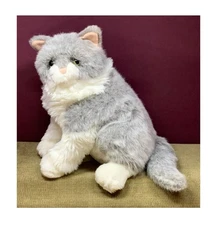 RARE VINTAGE LOU RANKIN DAKIN'S LONG FUR KITTEN/CAT PLUSH STUFFED ANIMAL