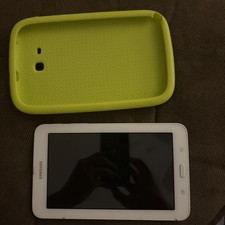 Samsung Galaxy Tab 3 Lite 7.0 W/Silicone Case For Parts/Repair Only No Battery