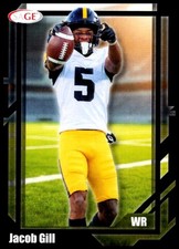 2026 Jacob Gill Sage Low Series Black FOOTBALL #16 Iowa Hawkeyes