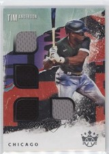 2021 Panini Diamond Kings DK Quad Materials Tim Anderson #QM-TA uk2