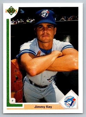 1991 Upper Deck Jimmy Key #667b Toronto Blue Jays