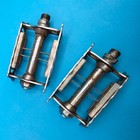Vintage Lyotard Pedals 9/16 in 136R BTE S.G.D.G Track Flat Eroica Chrome   g6 — photo 2